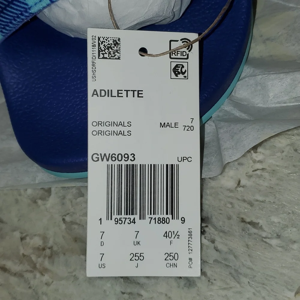 Adidas Slides M7/W8 - Picture 8 of 8